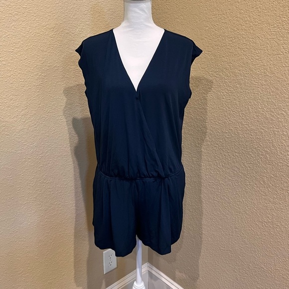 BCBGeneration Navy Blue Romper - Picture 1 of 8